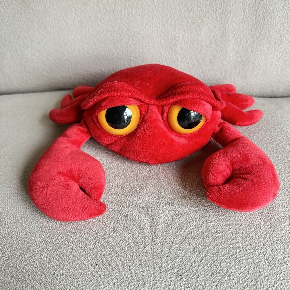 Dreamy Eyes Crab Aurora Plush Red Stuffed Animal 9 X 10 T5